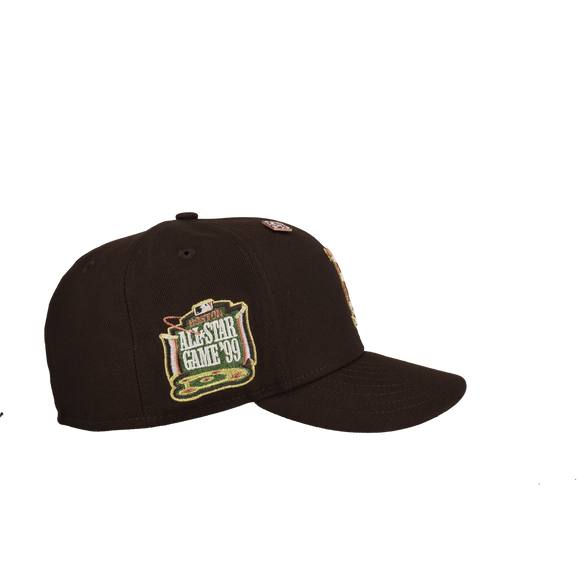 Boston Red Sox 1999 All Star Game Walnut Cow Print Metallic 59Fifty Fitted Hat