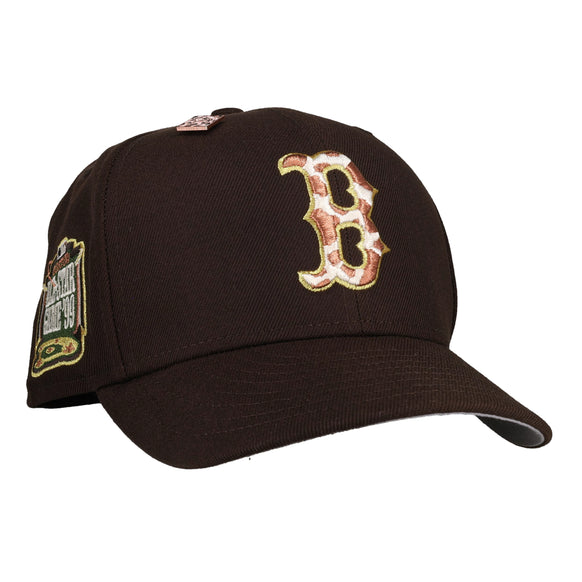 Boston Red Sox 1999 All Star Game Walnut Cow Print Metallic 59Fifty Fitted Hat