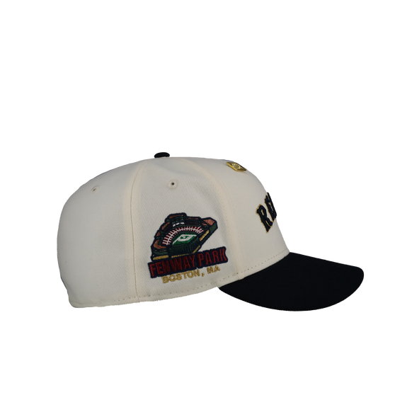 Boston Red Sox Fenway Park Chrome Gold Metallics 59Fifty Fitted Hat