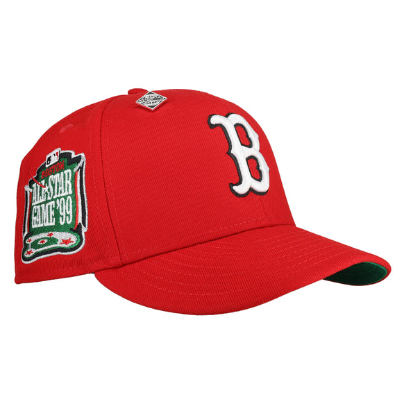 Boston Red Sox 1999 All Star Game Red Metallic 59Fifty Fitted Hat
