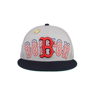 Boston Red Sox Word Drop Collection 2004 World Series Fitted Hat