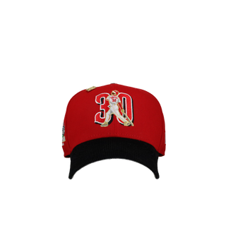 Cincinnati Reds Ken Griffey 30 Red/Black Corduroy Brim 59Fifty Fitted Hat