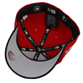 Cincinnati Reds Ken Griffey 30 Red/Black Corduroy Brim 59Fifty Fitted Hat