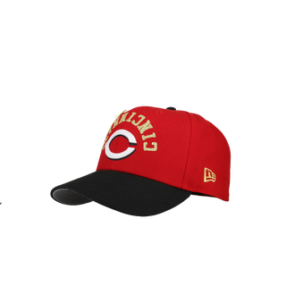 Cincinnati Reds 1988 All Star Game Red Gold Upside Down Script 59Fifty Fitted Hat