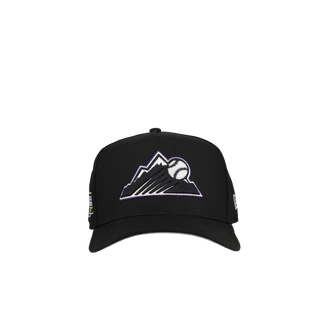 Colorado Rockies 2007 Team Color 9Fifty A Frame Snapback Hat (Grey Brim)