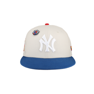 New York Yankees Cube Collection 50th Year Patch Fitted Hat
