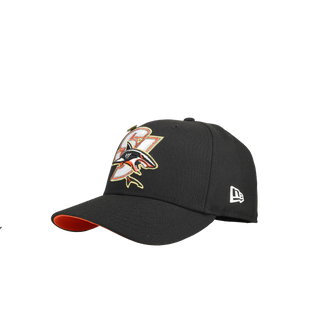 San Jose Sharks 20th Anniversary Black/Orange Brim 59Fifty Fitted Hat