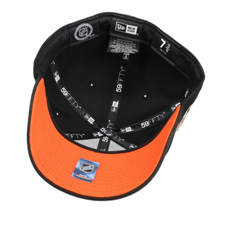 San Jose Sharks 20th Anniversary Black/Orange Brim 59Fifty Fitted Hat