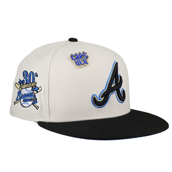 New Era Atlanta Braves Cooperstown Collection 59FIFTY Fitted Hat - Stone