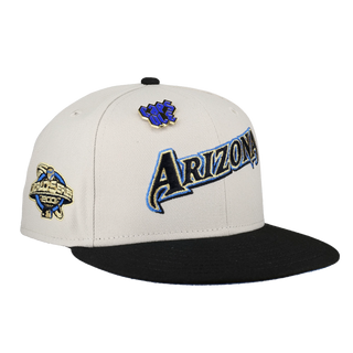 Arizona Diamondbacks Sapphire Stone Collection 2001 World Series Fitted Hat