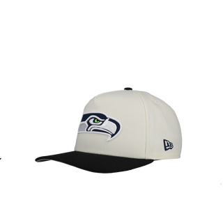 Seattle Seahawks Chrome New Era 9Fifty A Frame Snapback Hat