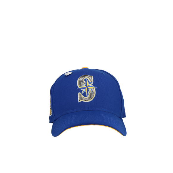 Seattle Mariners 30th Anniversary Blue/Yellow Metallic 59Fifty Fitted Hat