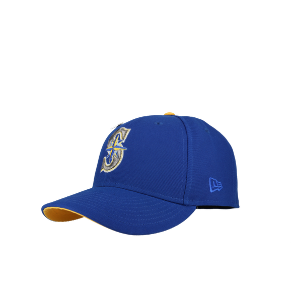 Seattle Mariners 30th Anniversary Blue/Yellow Metallic 59Fifty Fitted Hat