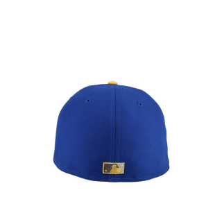 Seattle Mariners 30th Anniversary Blue/Yellow Metallic 59Fifty Fitted Hat, alternate view