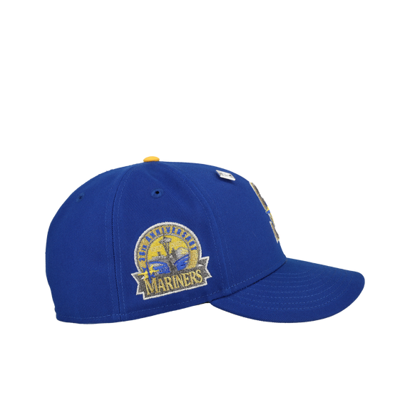 Seattle Mariners 30th Anniversary Blue/Yellow Metallic 59Fifty Fitted Hat