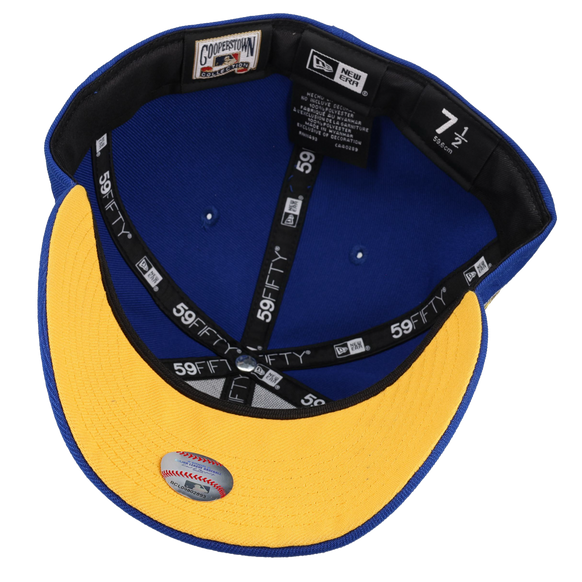 Seattle Mariners 30th Anniversary Blue/Yellow Metallic 59Fifty Fitted Hat