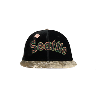 Seattle Mariners Velvet Cap 40th Anniversary Patch 59Fifty Fitted Hat