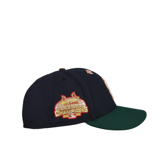 St Louis Cardinals 2006 World Series Two Tone Navy/Green Metallic 59Fifty Fitted Hat
