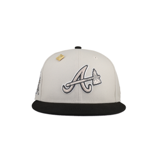 Atlanta Braves Stone Age Collection 30th Season Patch Fitted Hat