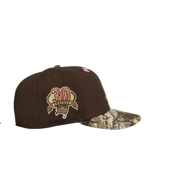 Tampa Bay Buccaneers 30th Season Walnut/Real tree 59Fifty Fitted Hat