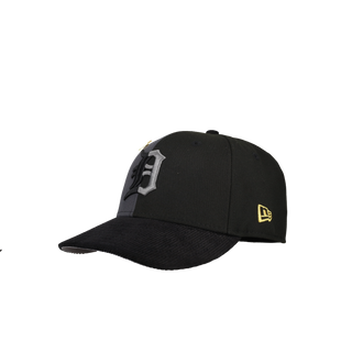 Detroit Tigers 2006 World Series Grey Black Pinwheel Corduroy 59Fifty Fitted Hat
