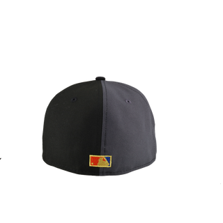Detroit Tigers 2006 World Series Grey Black Pinwheel Corduroy 59Fifty Fitted Hat