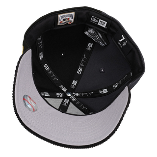 Detroit Tigers 2006 World Series Grey Black Pinwheel Corduroy 59Fifty Fitted Hat