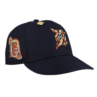 Detroit Tigers Navy Prowling Tiger Side Patch 59Fifty Fitted Hat