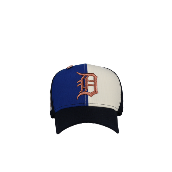 Detroit Tigers 2006 World Series Chrome/Blue/Black Split 59Fifty Fitted Hat