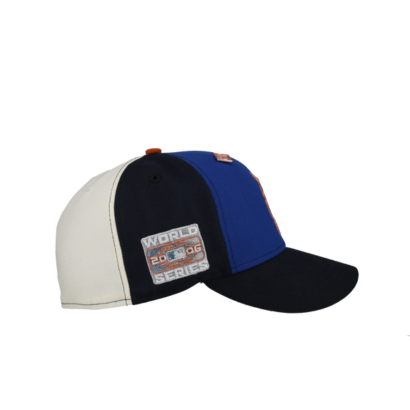 Detroit Tigers 2006 World Series Chrome/Blue/Black Split 59Fifty Fitted Hat