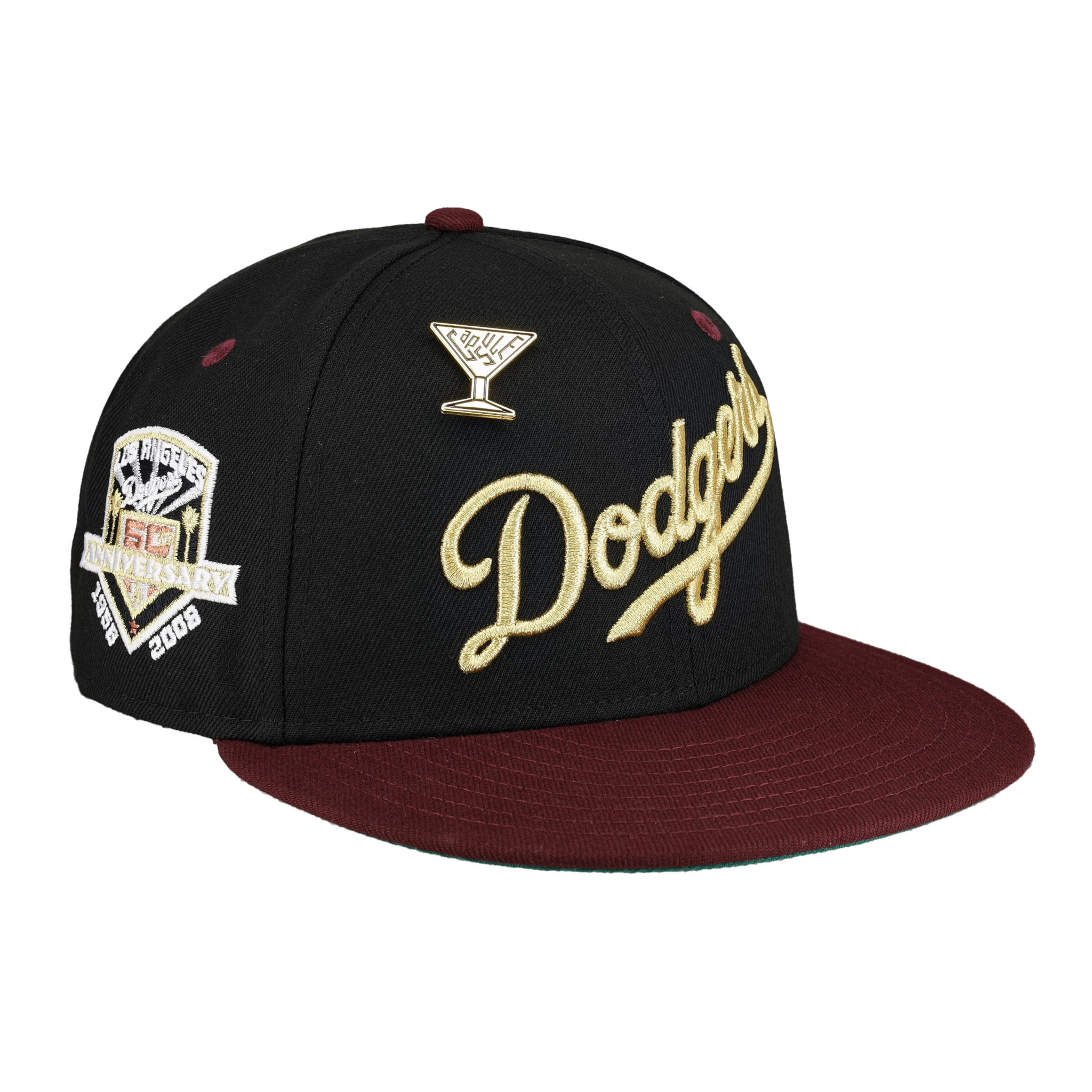 San Diego Padres New Era 50th Anniversary Blue Undervisor 59FIFTY Fitted  Hat - Gray/Maroon