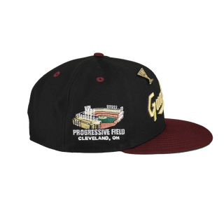 Cleveland Guardians Upper Class Collection Progressive Field Fitted Hat