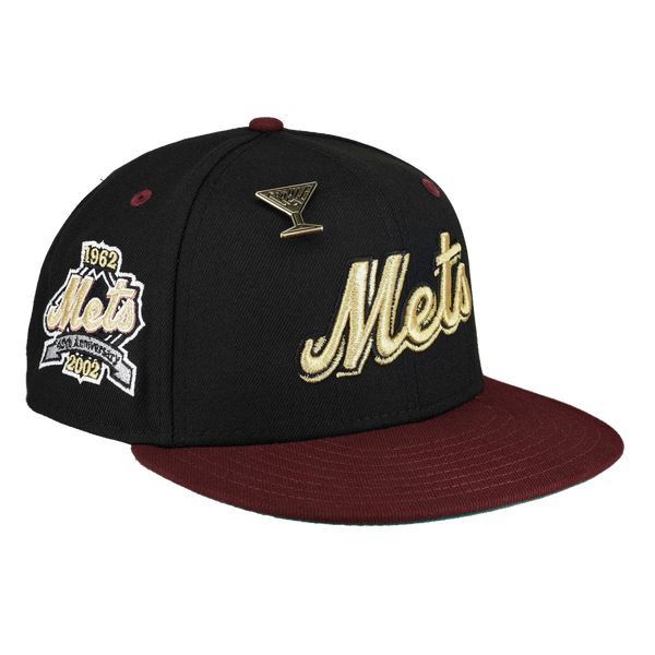 New Era Toronto Blue Jays 25th Anniversary Stone Burgundy Pink Brim Fitted  Hat 8