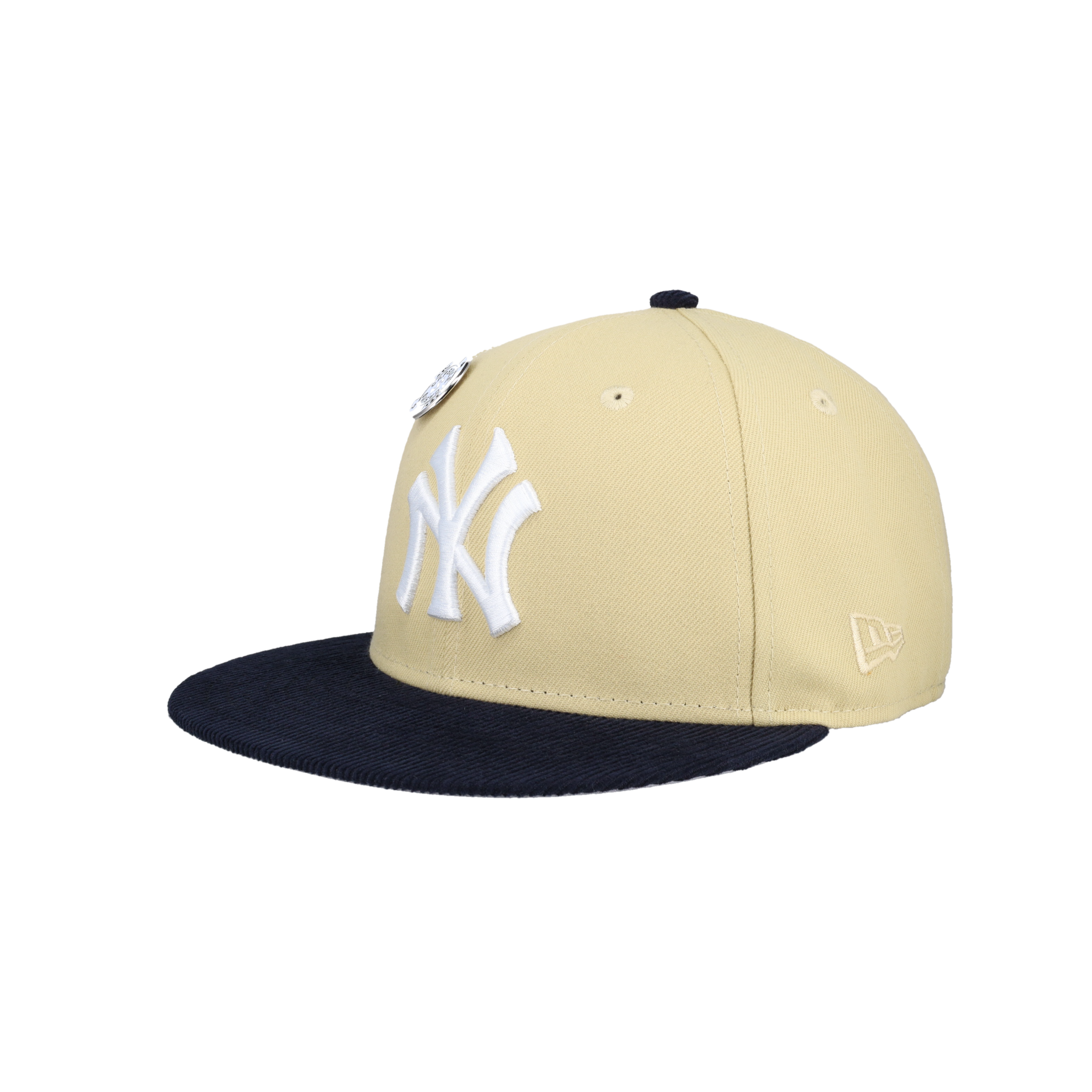 White and sales gold yankees hat
