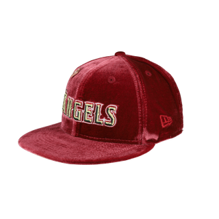 California Angels Velvet Collection 60th Anniversary Patch 59Ffity Fitted Hat