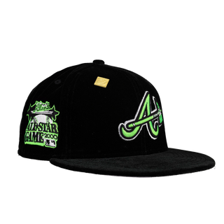 Atlanta Braves Velvet 2000 All Star Game Patch 59Ffity Fitted Hat