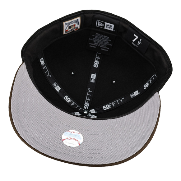 Anaheim Angels Walnut Blackout Collection 2010 All Star Game 59Fifty Fitted Hat (RESTOCK)