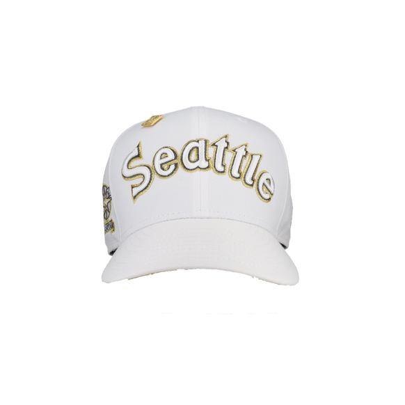 Seattle Mariners Pure Royalty Collection 20th Anniversary Patch Fitted Hat