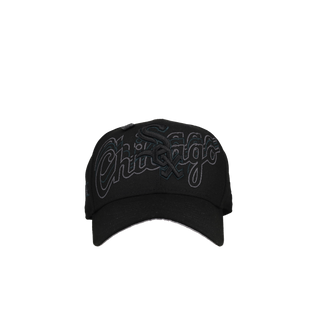 Chicago White Sox 2005 World Series Blackout Script 59Fifty Fitted Hat