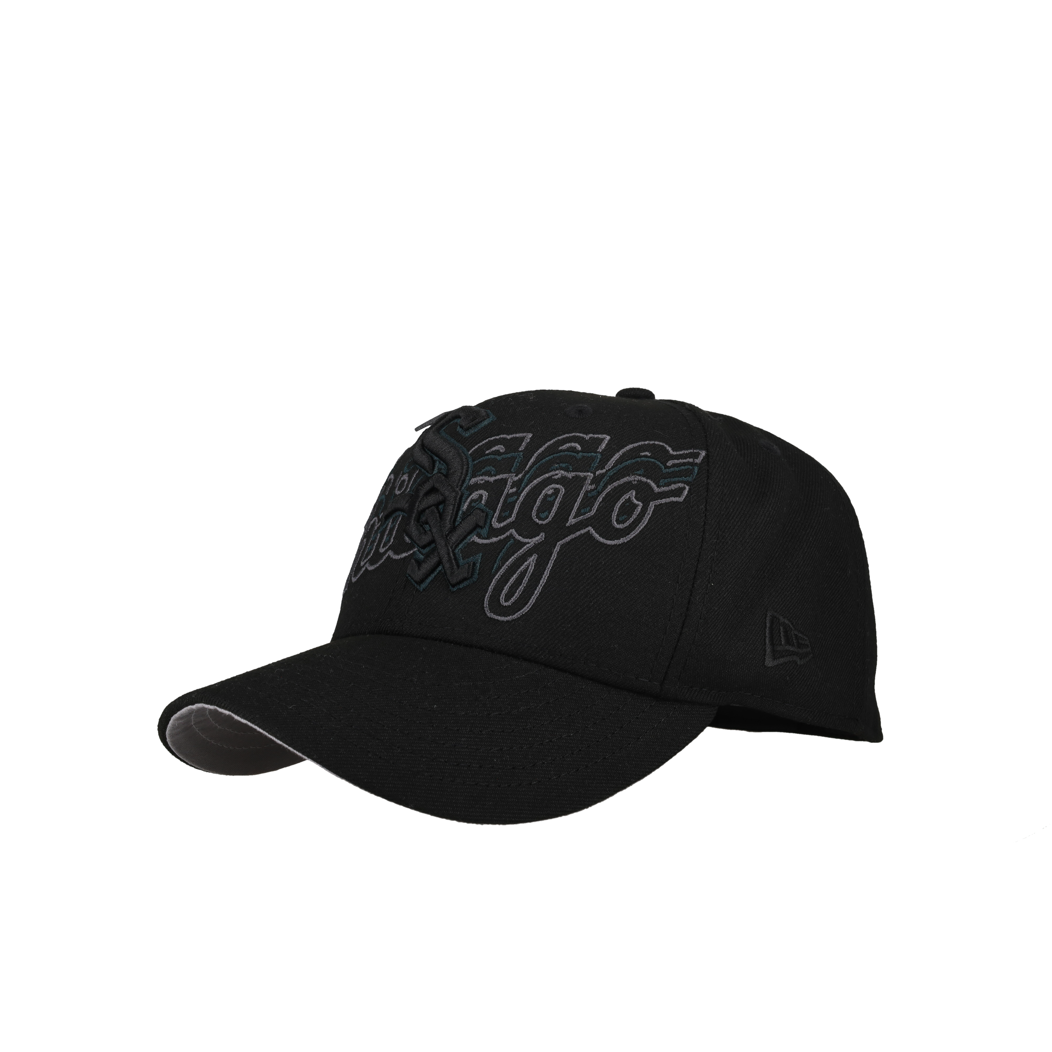 Chicago White Sox 2005 World Series Blackout Script 59Fifty Fitted Hat