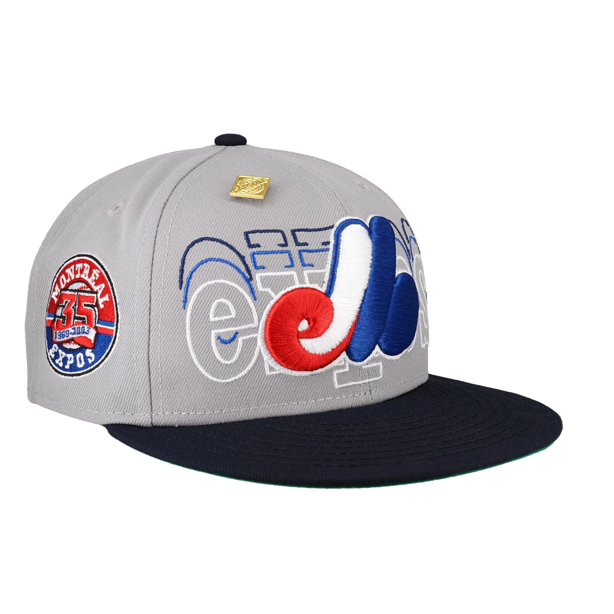 Montreal Expos Word Drop Collection 35 Years 59FIFTY Fitted Hat 7 3/4