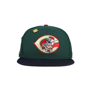 Cincinnati Reds Inaugural Season Patch Green 59Fifty Fitted Hat