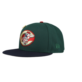 Cincinnati Reds Inaugural Season Patch Green 59Fifty Fitted Hat