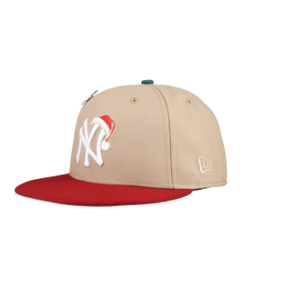 New York Yankees 2023 Christmas Collection 1999 World Series Fitted Hat