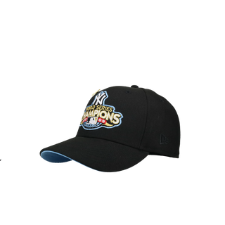 New York Yankees 2009 World Series Script Black/Blue Brim 59Fifty Fitted Hat