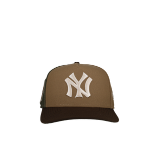 New York Yankees 1928 World Series Olive/Tan 9Fifty A Frame Snapback Hat