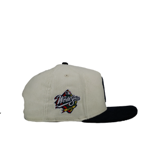 New York Yankees 1998 World Series Chrome Corduroy 9Fifty A Frame Snapback Hat