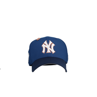 New York Yankees 1998 World Series Metallic Songbird Blue 59Fifty Fitted Hat