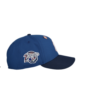 New York Yankees 1998 World Series Metallic Songbird Blue 59Fifty Fitted Hat