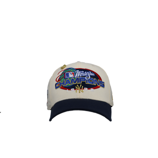 New York Yankees 1998 World Series Script Chrome/Navy 59Fifty Fitted Hat